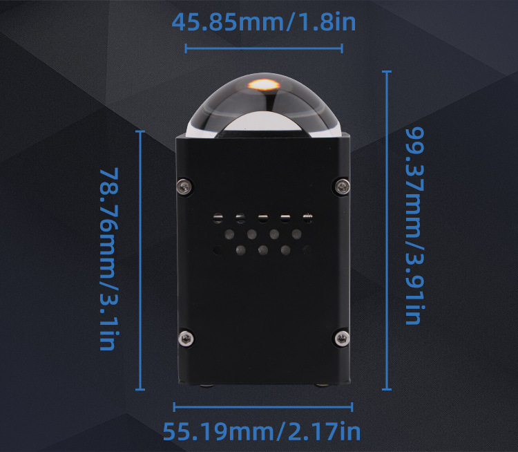 汽車LED大燈，1.8寸大燈，矩陣雙光透鏡大燈5