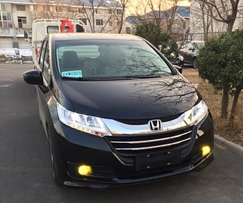 2015款本田奧德賽霧燈改裝雙光透鏡黃金眼方案