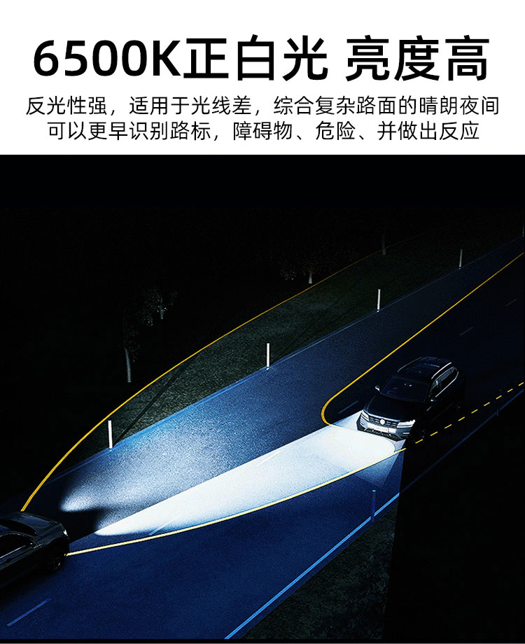  T7汽車三色LED前照大燈6